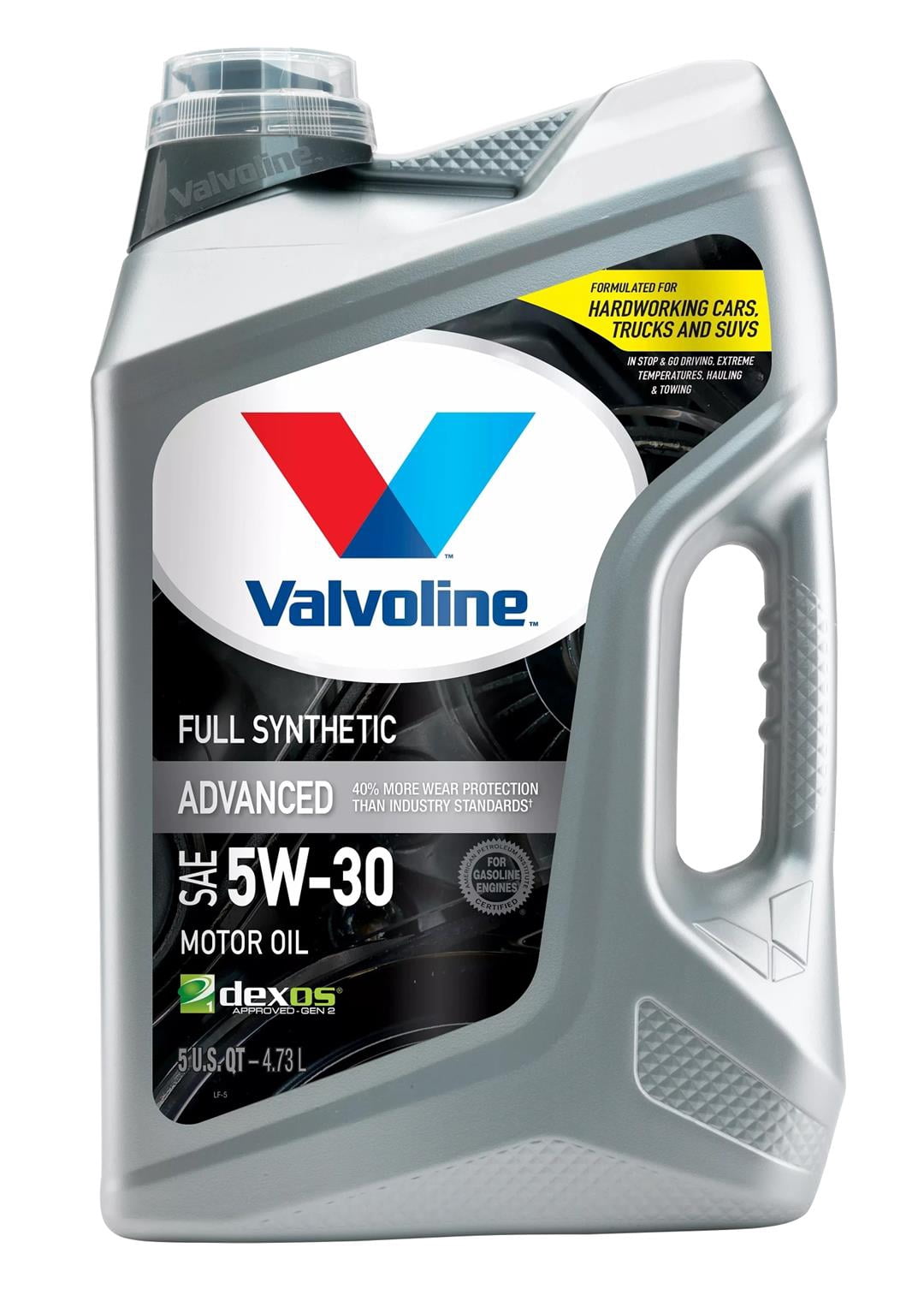 Valvoline Oil 881164 SynPower; SAE 5W-30; Full Synthetic; 5 Quart Jug; Single