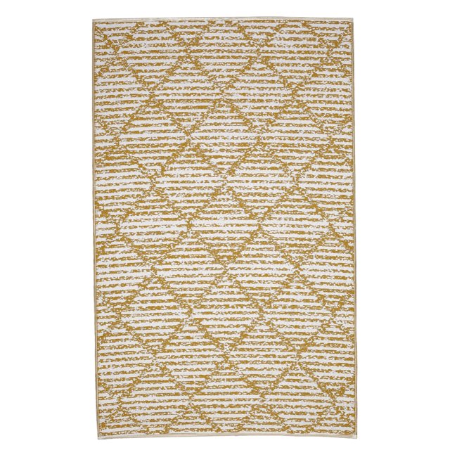 Fiesta Premium Quick Dry Reversible Indoor/Outdoor Plastic Rug for RV, Camping, Beach, Picnic, Patio, Pool Side, 8 ft 5 in x 10 ft 5 in