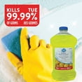 thumbnail image 3 of Great Value Nettoyant et Désinfectant Tout Usage Concentré, Citron, 1.2L, 3 of 4