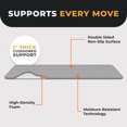 thumbnail image 4 of BalanceFrom GoCloud 71x24 Inches Extra Thick Yoga Mat 1-Inch High-Density Foam, Gray, 4 of 13
