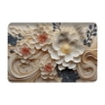 thumbnail image 1 of kyusrd Home Office Decor Specials!Diatomite Three-dimensional Flower Floor Mat Bathroom Non-slip Mat Quickdrying Soft Foot Mat Washable Foot Mat, 1 of 6