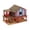 A, variant on KLKCMS 1/72 Models House Unpainted DIY Wooden House Assemble DIY Projects Accessory H