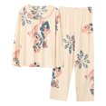 thumbnail image 1 of REDHOTYPE Pyjama Fantaisie à Fleurs pour Femme, Printemps Automne, Maman, Manches Longues, Coton, Col Rond, Automne pour Femme, Grande Taille, Tenue d'Intérieur, 1 of 2
