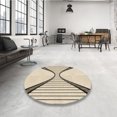 thumbnail image 4 of Ahgly Company Machine Washable Indoor Rectangle Transitional Wheat Beige Area Rugs, 4' x 6', 4 of 7