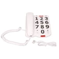 thumbnail image 2 of Large Button Phones For Seniors, Big Button Corded Landline For Elderly Use, Adjustable Volume Corded Landline Telephone, For Home Wall/Desk/ Wall Mountable, 2 of 8