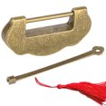 thumbnail image 1 of Retro Lock, Vintage Lock Ming Qing Dynasty  For Cabinet Bronze, 1 of 8