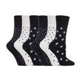 thumbnail image 1 of Gentle Grip - 6 Pairs Ladies Gentle Grip Non Elastic Crew Socks, 1 of 2