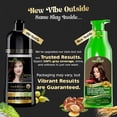 thumbnail image 2 of Herbishh Hair Color Shampoo for Gray Hair – Hair Dye Shampoo – Colors Hair in Minutes – Lasts Up To 2-3 Weeks – 500 Ml – 3-In-1 Hair Color – | Herbishh (Dark Brown), 2 of 8
