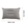 thumbnail image 2 of Ohufall Self Inflating Travel Throw Pillow Portable Decorative Pillow For Outdoor Camping Lumbar Support Neck Pillow, 2 of 7