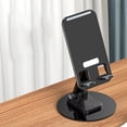 thumbnail image 3 of Foldable Portable Phone Stand with Adjustable Height and 360 Rotation, Universal Non-Slip Holder for All Mobile Phones and Tablets, 3 of 4