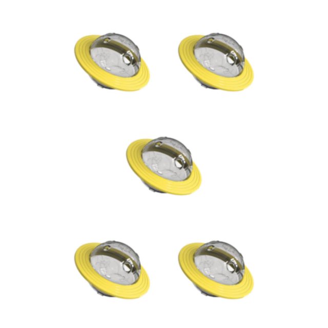 Maytalsory 1/2/3/5 Interactive Food Dispensing Pet Toy Provide Stimulation And Physical Yellow Planet Wang 5PCS