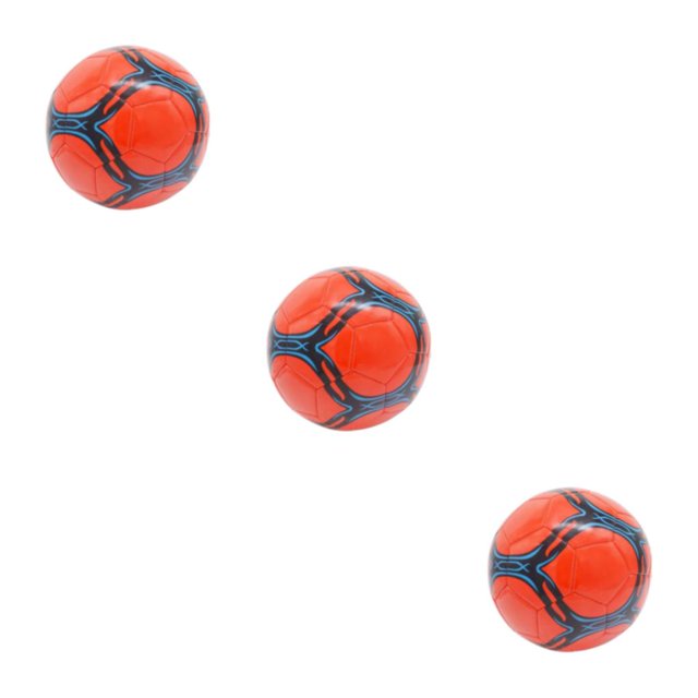 Thinsony Portable Official Soccer Ball - Wide Application Range For Games Widely Used PVC Ball Official Newest Soccer Football thicked red type 5 3Set