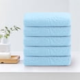 thumbnail image 5 of Big Savings! Five-Color Bear Embossed Face Towel, Soft and Absorbent Cleansing Bath Towel, Cute Bear Pattern Towel for Kids, Comfortable Towel for Facial and Bath Use, 5 of 5