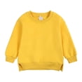 thumbnail image 1 of Manteaux pour Filles Garçons Manteau Chandail Col Rond Petit Moyen Chandail Molleton Uni, 1 of 6