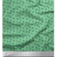 thumbnail image 1 of Soimoi Velvet Fabric Flower Watercolor Print Sewing Fabric Yard 58 Inch Wide, 1 of 3