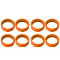 thumbnail image 1 of 8PCS Luggage Suitcase Wheels Covers Noise Canceling Shock Absorbing Silicone Caster Protection, Scratch Protection, Shock Absorption, Noise Reduction, 1 of 8