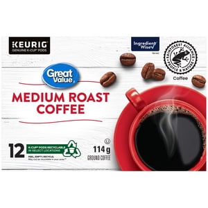Great Value Café frais moyen