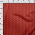 thumbnail image 3 of oneOone Tissu Viscose Georgette Rouge Rétro Minimal Bougie Matériel de Robe Tissu Imprimé Tissu au Mètre 42 Pouces de Large, 3 of 5