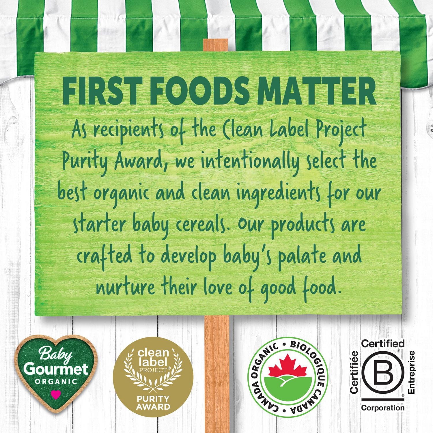 Céréales biologiques aux  gruau crémeux Baby Gourmet