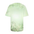 thumbnail image 5 of CEHVOM T-shirt Imprimé de Mode pour Femmes, Manches Courtes, Blouse à Col Rond, Hauts Décontractés, Liquidation, 5 of 5