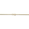 thumbnail image 4 of 14K Yellow Gold 14ky 1.3mm Curb Pendant Chain 24 Inch, 4 of 5
