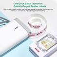 thumbnail image 3 of Label Maker Portable Thermal Label Printer Handheld Name Price Sticker Printer Pocket Size Bluetooth Wireless Connection with APP 1 Roll Thermal Paper Suitable for Home Office Supermarket Store, 3 of 8