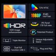 thumbnail image 3 of 15.6 inch Portable Triple-screen Monitor Laptop Expansion Screen 1920*1080 Resolution Easy Installation for 15-17 inch Laptop, 3 of 7