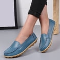 thumbnail image 2 of Dakaela Mocassins pour Femmes à Enfiler, Décontractés, Conduite, Travail, Plats, Bout Rond, Chaussures de Marche, Bleu 8.5, 2 of 6