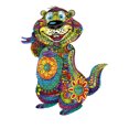 thumbnail image 1 of Wood Marmot Shape Puzzle 210-Piece Hard Irregular Jigsaw Brain Teaser Board Game for Adults Family Desk Showcase Unique Gift, 1 of 8