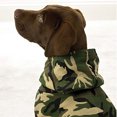 thumbnail image 4 of Casual Canine Couverture à Capuche pour Chien Camouflage en Polaire 24 Pouces TTG, Vert, 4 of 5