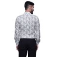 thumbnail image 2 of BESTMAN Chemise Décontractée Imprimée pour Hommes Coupe Ajustée à Boutons Manches Longues, 2 of 5