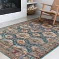 thumbnail image 2 of Loloi II Isadora Collection Area Rug ISA-06 Lagoon / Multi 4'-0" x 6'-0", 2 of 2