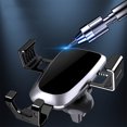 thumbnail image 2 of Lksixu Aviation Alloy Mirror Automobile Mobile Phone Bracket Vehicle-mounted Navigation Vehicle-mounted Mobile Phone Bracket Mobile Phone Rack Electronics for Home Office School, 2 of 7