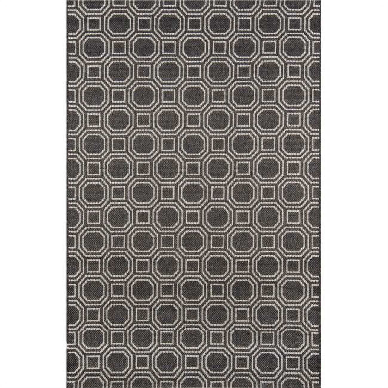 Erin Gates DOWNEDOW-1CHR2060 2 x 6 ft. Downe-1 Runner Rug - Charcoal