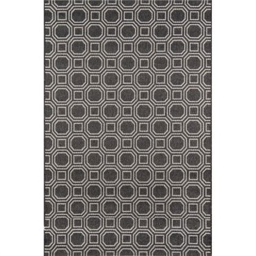 Erin Gates DOWNEDOW-1CHR2060 2 x 6 ft. Downe-1 Runner Rug - Charcoal