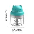 thumbnail image 2 of USB Rechargeable Garlic Masher, Mini Food Chopper, Electric Vegetable Cutter, Kitchen Gadget for Onions, Seasonings, Portable Cordless Blender, Easy Clean, 2 of 2