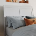 thumbnail image 2 of Lit Plateforme en Bois Portland Simple TG avec Pied de Lit Assorti et Tiroir-Lit, Blanc, 2 of 24