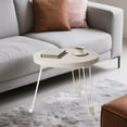 thumbnail image 1 of RKSTN Petites Tables Rondes en Bois Petite Table Pliante Table d'Appoint pour Sofa Petite Table Ronde Mobile Petite Table à Manger pour la Maison Extérieur pour la Maison, 1 of 5