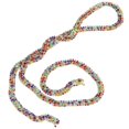 thumbnail image 3 of Chaîne de Décoration de Vêtements de Mariage, 1 Yard 3 Rangs Strass Coupe Chaîne Chaîne Strass Installation Sans Effort, 3 of 8