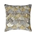 thumbnail image 1 of Pillow Cover, Decorative Silver & Gold 16"x16" (40x40 cm) Throw Pillow Covers, Silk Sequins & Fish Scales Throw Pillows For Sofa, Abstract Pattern Modern Style - Altimo, 1 of 3