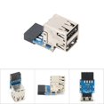 thumbnail image 4 of 9PIN To 2 USB2.0 PC Carte Mère USB Adaptateur d'Extension Accessoires d'Ordinateur, 4 of 8