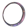 thumbnail image 1 of New Leather Steering Wheel Cover With Bling Bling Rhinestones Universal Fit 15 Inch Car Wheel Protector For Women Girls Purple, 1 of 6
