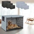 thumbnail image 2 of Housse de Cage pour Chien Imperméable, Robuste, Multi-Tailles, Chenil d'Intimité, Robuste et Douillet, Noir-94*61*63.5CM, 2 of 9