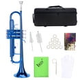 thumbnail image 2 of Trumpet,   Brass Trumpet, For Instrument Lovers Christmas Gifts, 2 of 8
