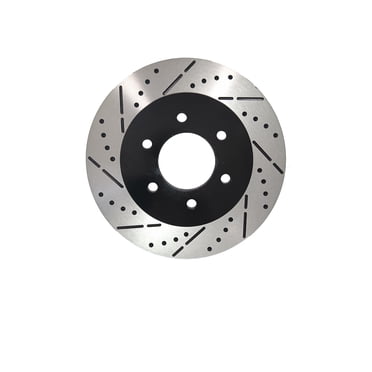 [Front Drill&Slot Brake Rotors Ceramic Pads] Fit 2000 GMC Yukon 4 Wheel Disc