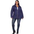 thumbnail image 4 of White Mark Manteau Matelassé pour Femme, 4 of 6