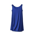 thumbnail image 1 of Timegard Robes de Nuit pour Femmes Col Rond Sans Manches Vêtements de Nuit Confortables Doux Couleur Unie Robe de Nuit Décontractée, 1 of 5