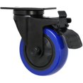 thumbnail image 2 of Shepherd Hardware 3664 Frein Pivotant TPU 4 Po, Noir & Bleu, 2 of 2