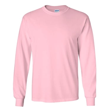 Gildan T-Shirt à Manches Longues en Coton Ultra Uni à Col Ras du Cou pour Hommes