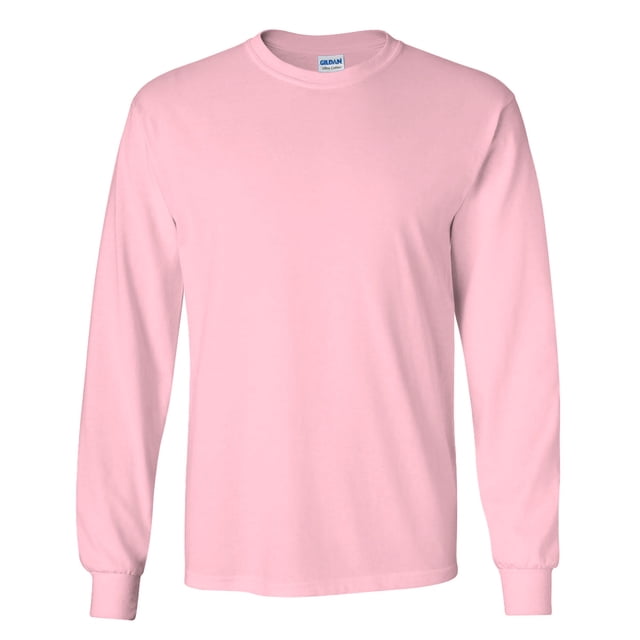 Gildan T-Shirt à Manches Longues en Coton Ultra Uni à Col Ras du Cou pour Hommes